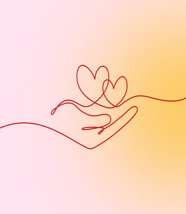 projects with purpose heart and hand graphic