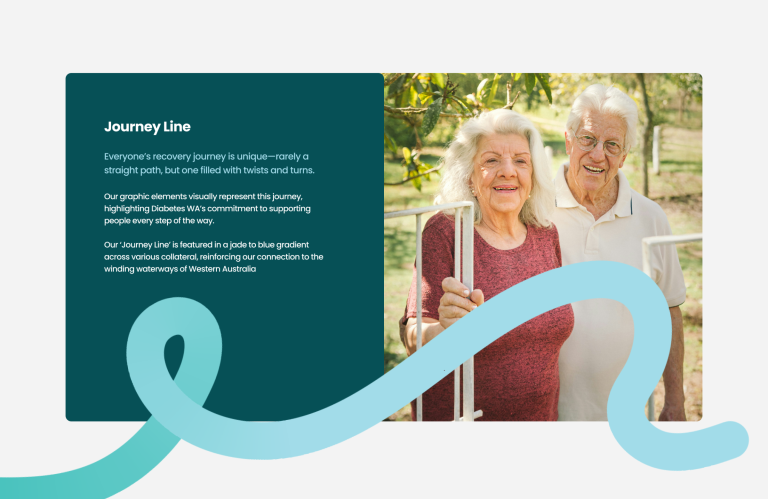 diabetes wa block mockup on website