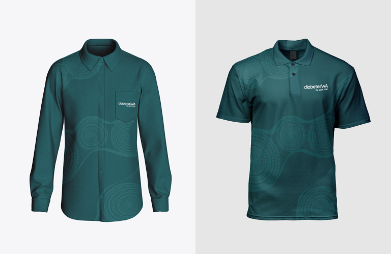 diabetes wa mockup on clothing